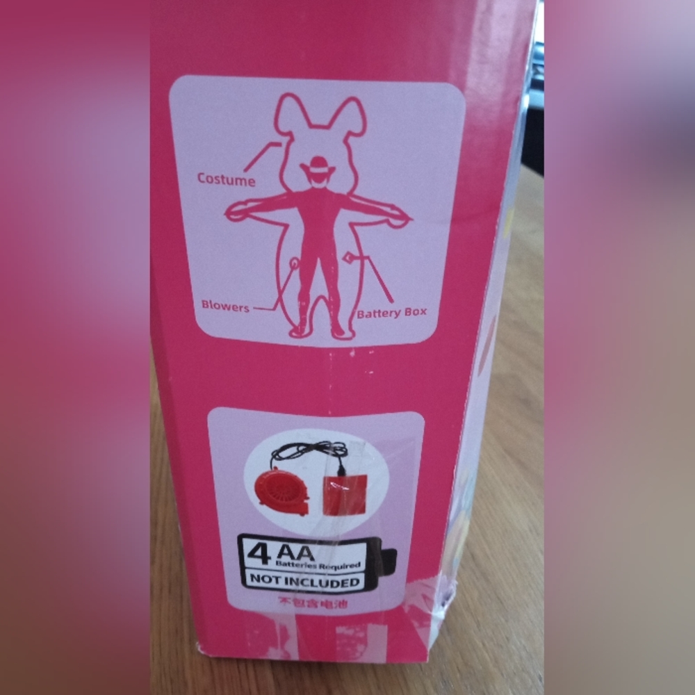 Pink Easter Bunny Inflatable Costume - Men Other - Picture 8 of 8